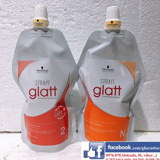 Thuốc duỗi tóc siêu thẳng Schwarzkopf Glatt 400ml