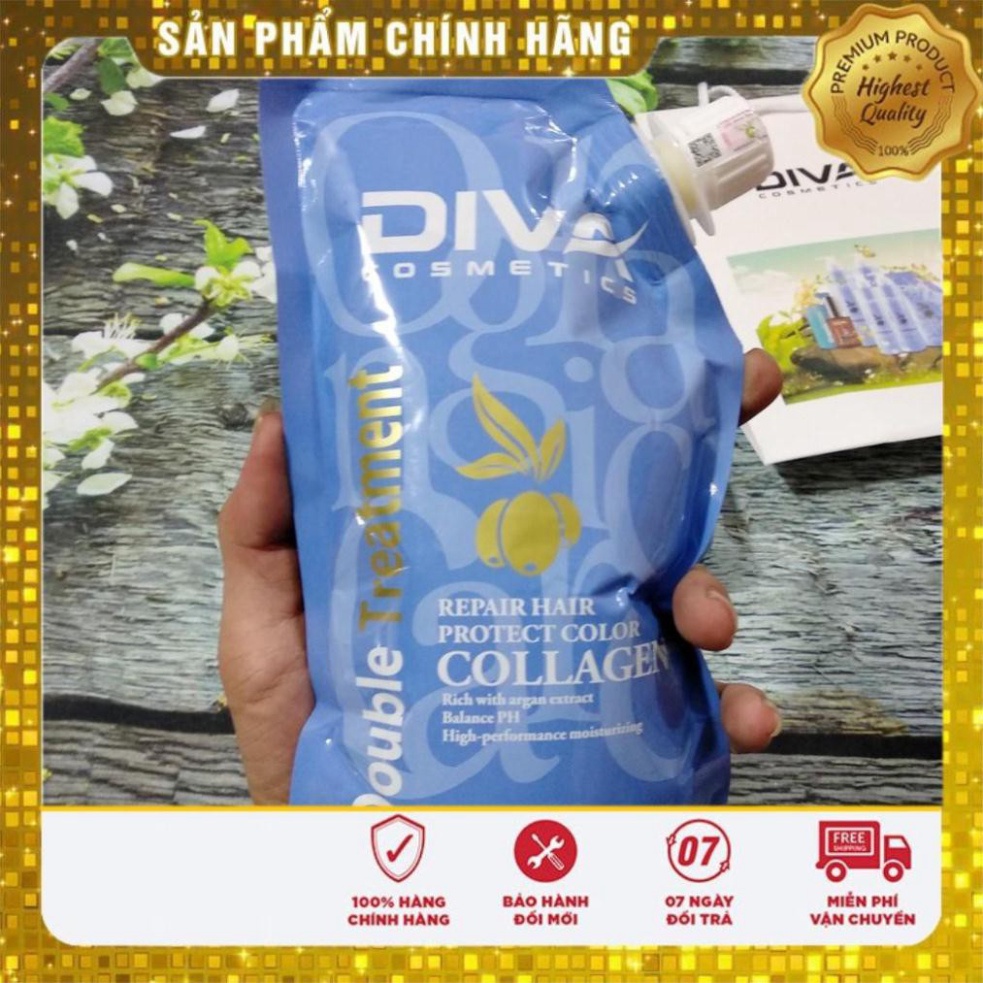 DẦU HẤP PHỤC HỒI COLLAGEN DIVA 500ml