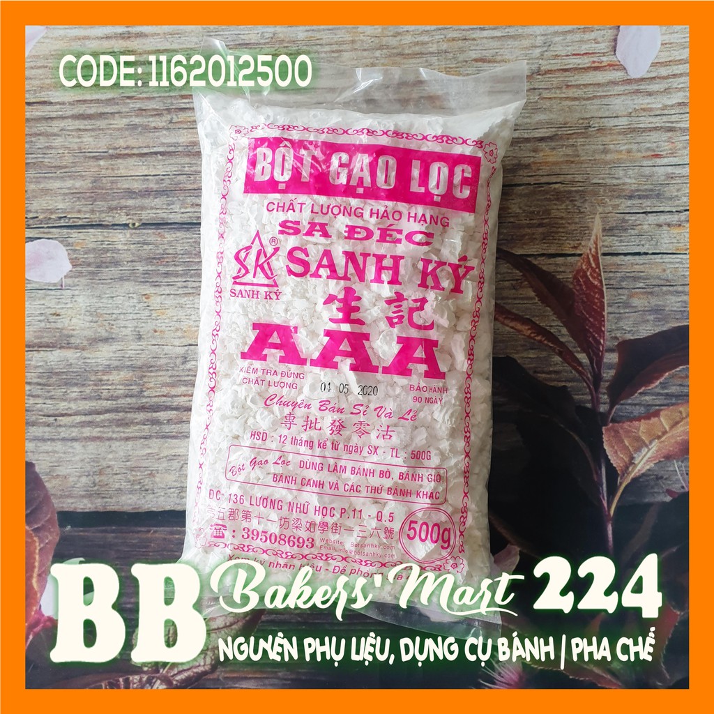 Bột GẠO LỌC Sa Đéc AAA Sanh Ký - Gói 500gr