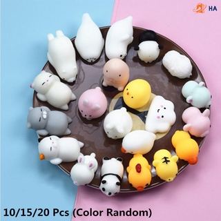 Set 10 / 15 / 20 đồ chơi bóp tay giảm căng thẳng kiểu dáng ngộ nghĩnh