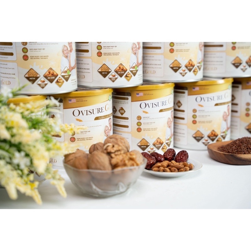 Sữa hạt xương khớp Ovisure Gold hộp 650g chính hãng giá tốt date mới