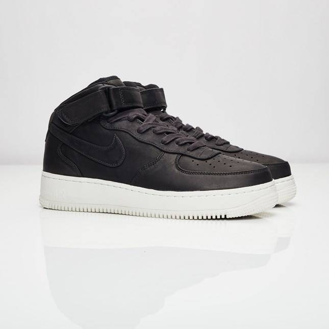 Sneaker chính hãng NIKELAB MEN AIR FORCE 1 MID (BLACK / BLACK-BLACK-SAIL) Brand New 100% Fullbox