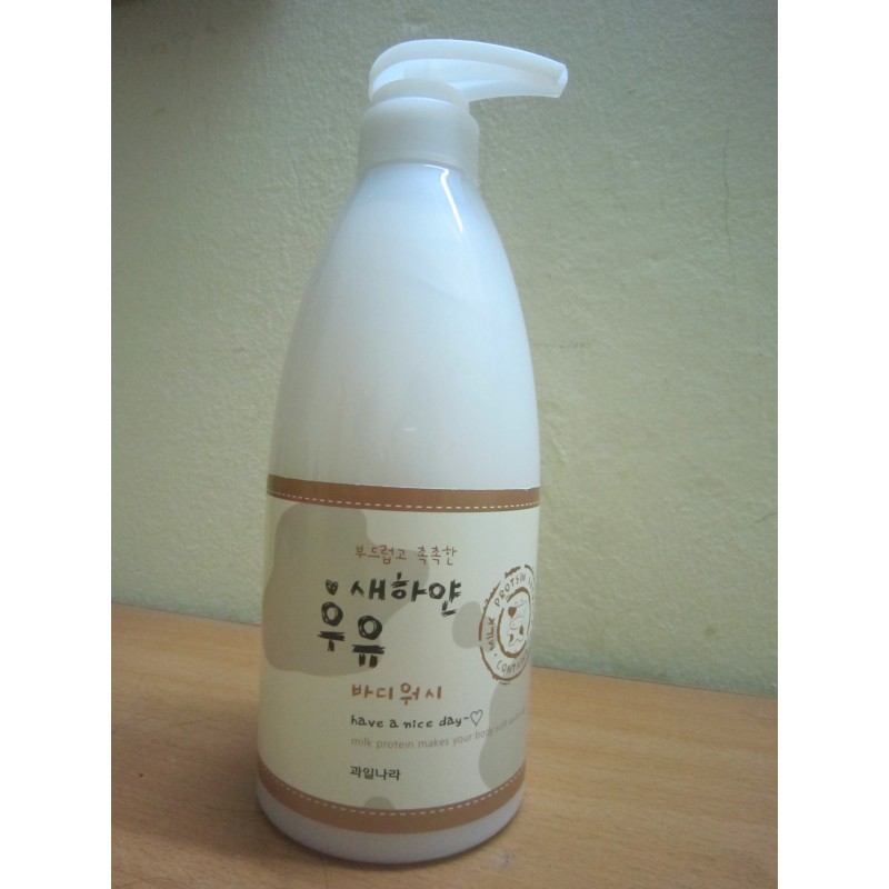 [Sữa tắm 100% Hàn Quốc] Sữa tắm trắng Welcos White Milk Body Wash 740 ml