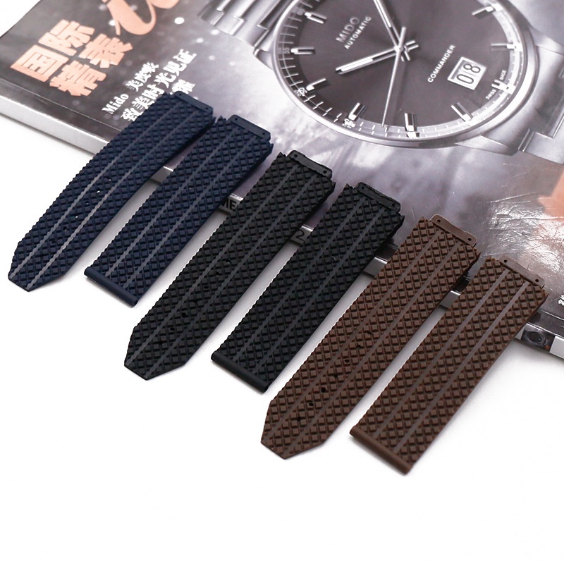 Dây Đeo Thay Thế Bằng Cao Su Silicone 25mm Cho Hublot Big Bang