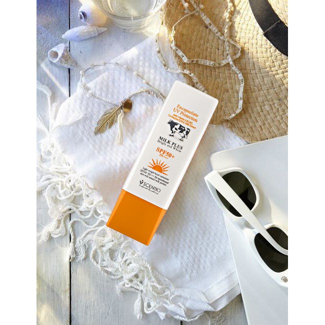 Kem chống nắng cho da mặt Scentio Milk Plus Encapsulate UV Protection SPF50+ PA+++ 30g