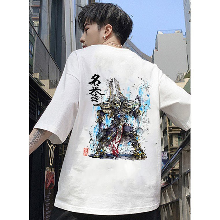 Áo thun unisex form rộng phong cách Nhật Bản đẹp độc lạ vải dày mịn 2019T1604