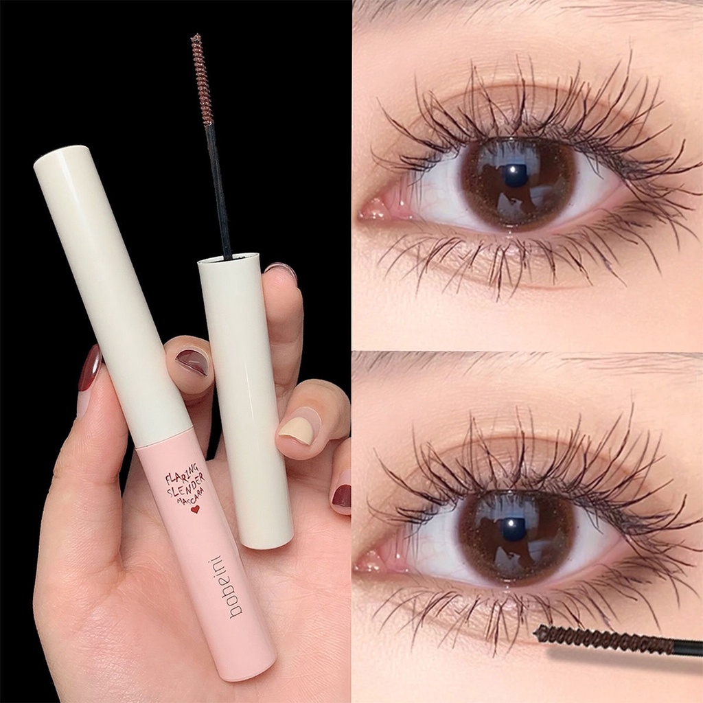 Mascara Đầu Cọ Mảnh Siêu Mịn Kháng Nước Không Dễ Nhòe Lâu Trôi Chuốt Mi Cong Vút Và Dài Hơn