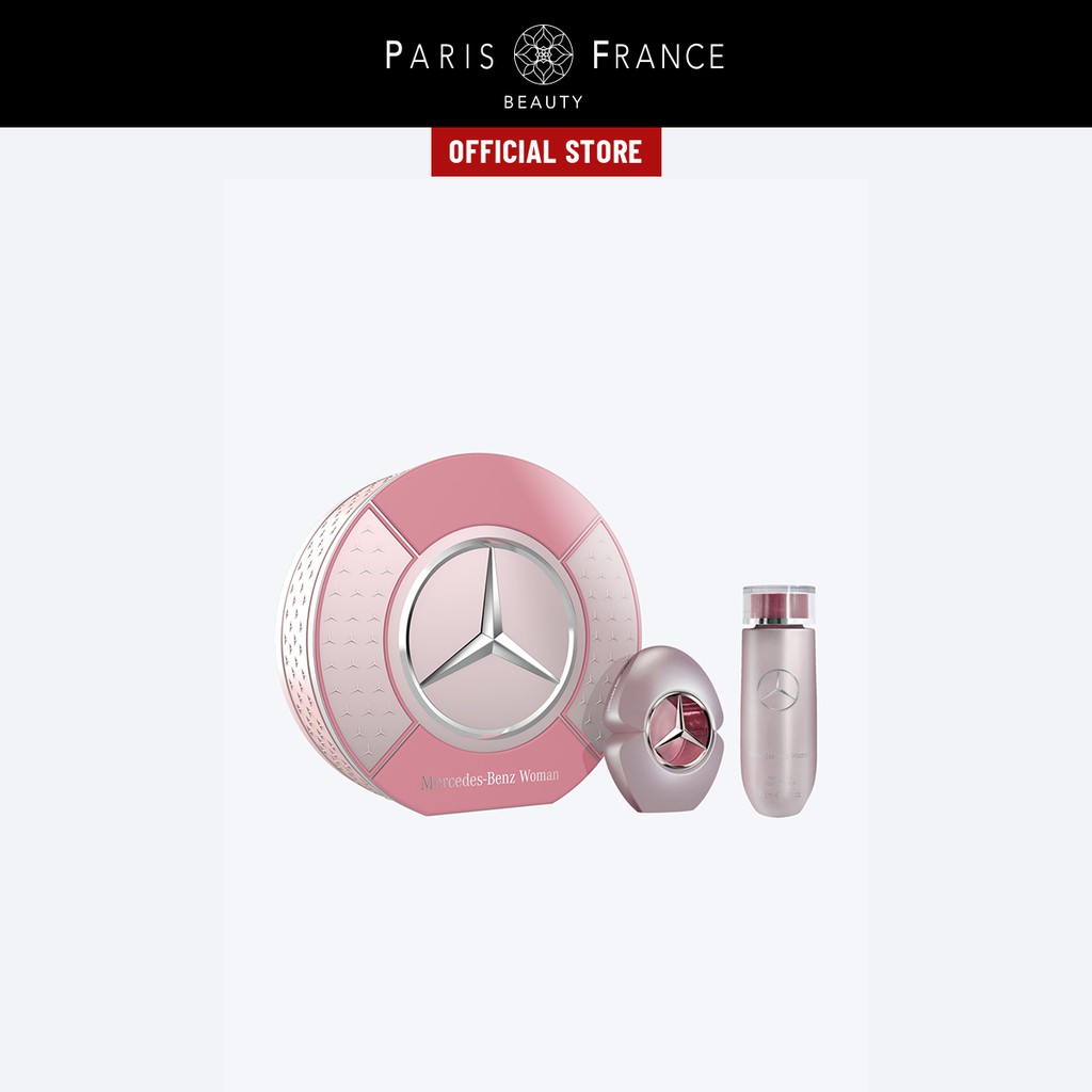 Paris France Beauty - Bộ quà tặng Nước Hoa Nữ Mercedes-Benz Woman EDP 90ml và Sữa Dưỡng Thể Mercedes-Benz Woman 125ml