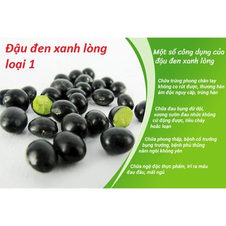 Đậu đen xanh lòng hạt nhỏ ❤️Freeship❤️ đỗ quê hữu cơ chuẩn sạch / Hàng loại 1