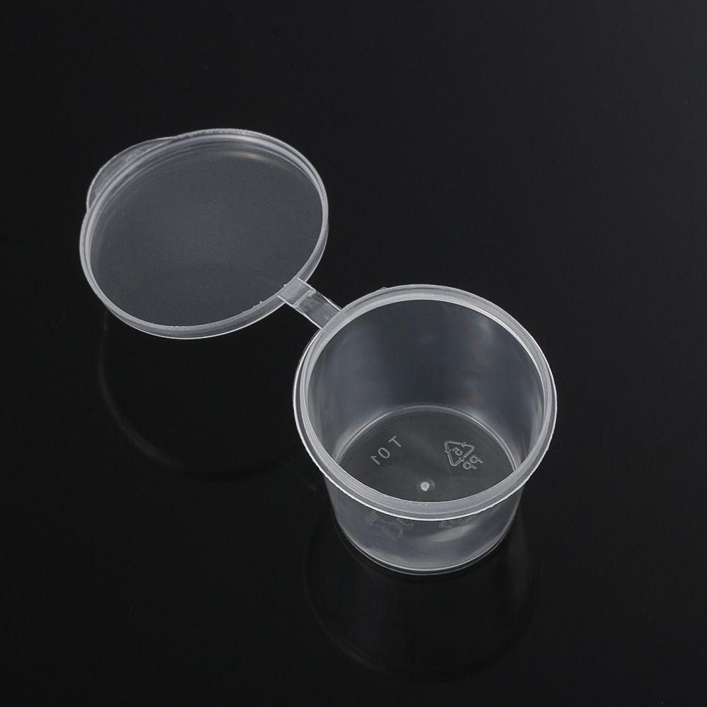 .Set 25 Cốc Đựng Màu Nước Sốt Bằng Nhựa Sử Dụng Một Lần Tiện Lợi