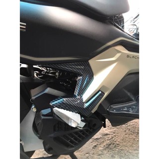 ốp trang trí gác chân sau air blade 2020 2021 đầu 2022 crom carbon (1 cặp)