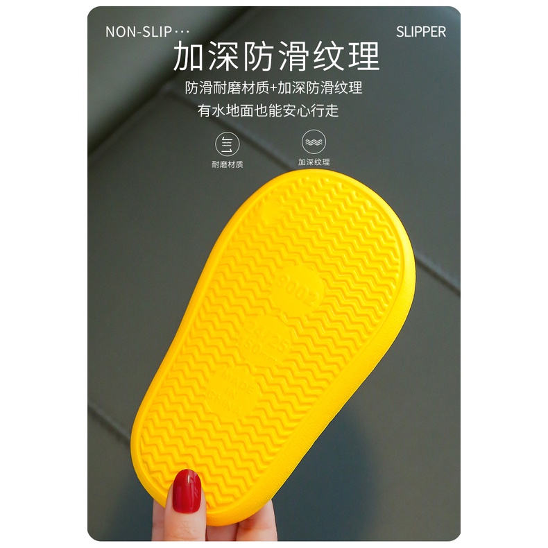 Dép Đi Trong Nhà Đế Mềm Chống Trượt Họa Tiết Hoạt Hình Dễ Thương Size 22-40 Cho Bé