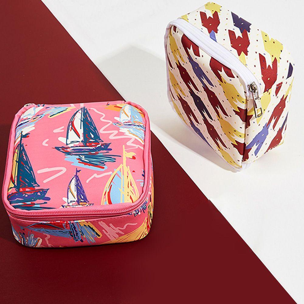 EUCA Túi Đựng Mỹ Phẩm Hình Vuông Chống Thấm Nước Tiện Lợi Khi Đi Du Lịch