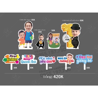 Combo thiết kế chibi cho bé trai, bé gái