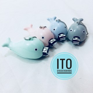 MÓC KHÓA BẤM MÓNG TAY CÁ HEO SIÊU CUTE