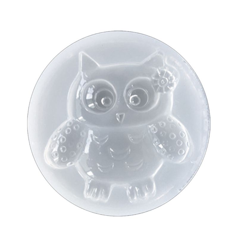 Khuôn silicone làm mặt Vòng cổ hình chim cú và cây<br>
