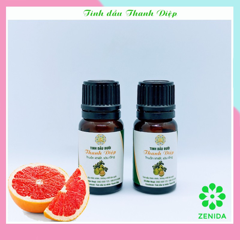 Combo 3 lọ tinh dầu bưởi Thanh Diệp nguyên chất 10ml I Có kiểm nghiệm B01C3