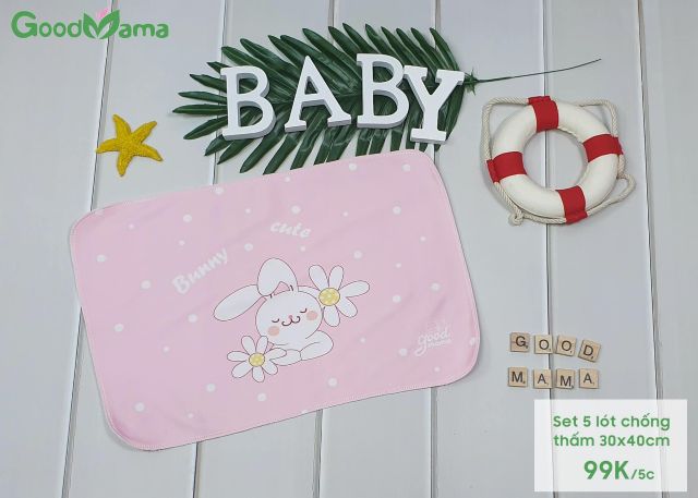 &quot;GIÁ TẬN XƯỞNG&quot;LÓT CHỐNG THẤM GOODMAMA ( 1 set 5 miếng )