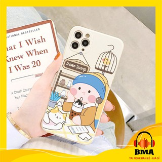 Ốp lưng xiaomi Redmi 9T/10 /redmi note 10 /note 8/note 7/note 9s/9A/note 8 pro/8/9 mẫu dẻo cạnh vuông Roro hút trà