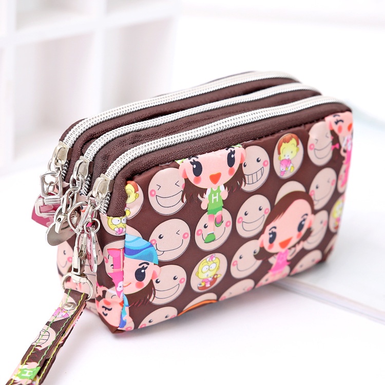 Túi Đựng Điện Thoại Tiền Xu Dáng Ngắn Thời Trang Cho Phụ Nữ Trung Niên