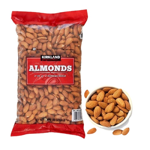 Hạt Hạnh Nhân Sấy Khô Kirkland Almonds Gói 1.36kg