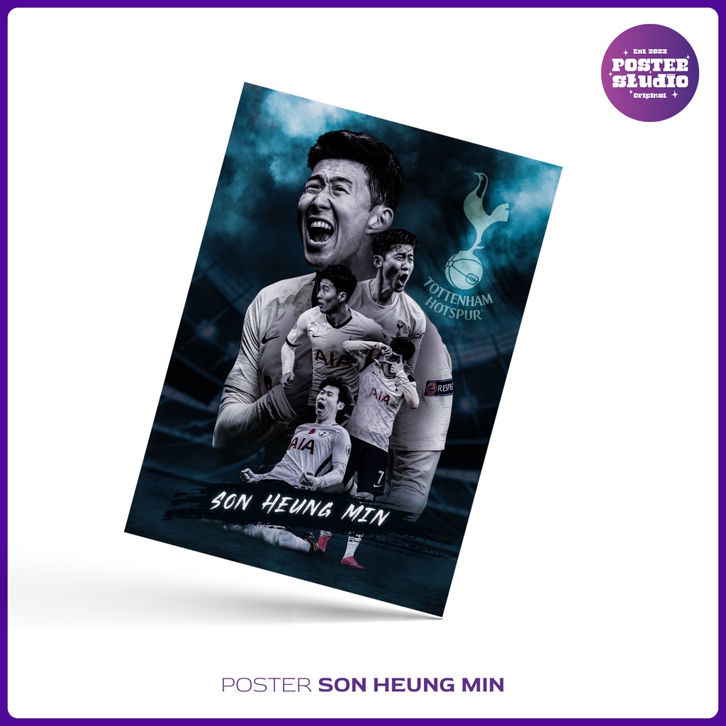 Poster, khung tranh trang trí SON HEUNG MIN