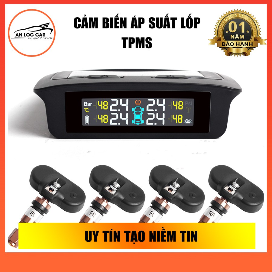 Cảm biến áp suất lốp ô tô xe hơi TPMS bản QUỐC TẾ Cao Cấp Van Ngoài | CHÍNH HÃNG | BH 1 Năm | 1 Đổi 1 30 Ngày