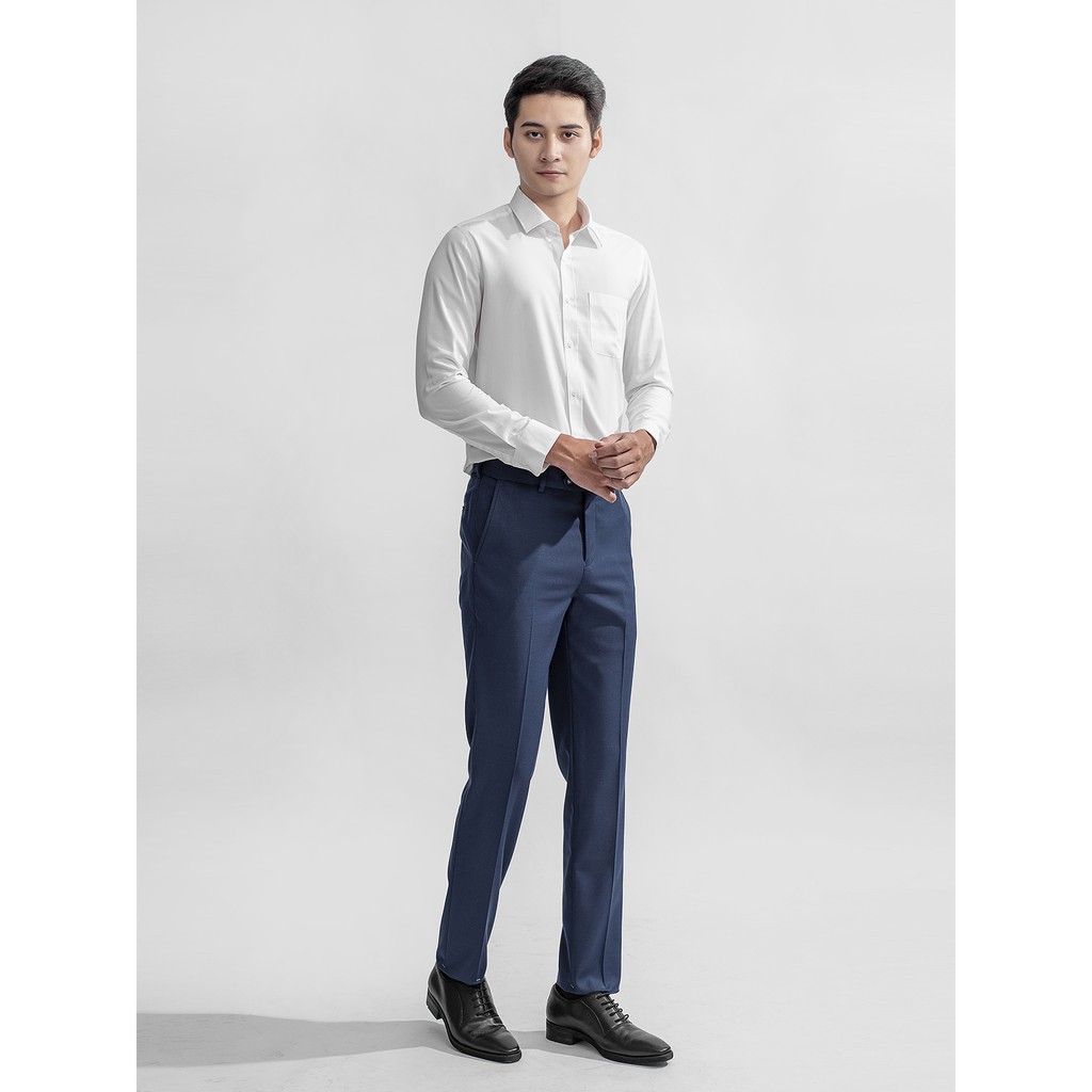 Áo sơ mi nam dài tay màu trắng WHITE LOTUS ARISTINO chất liệu cao cấp | BigBuy360 - bigbuy360.vn