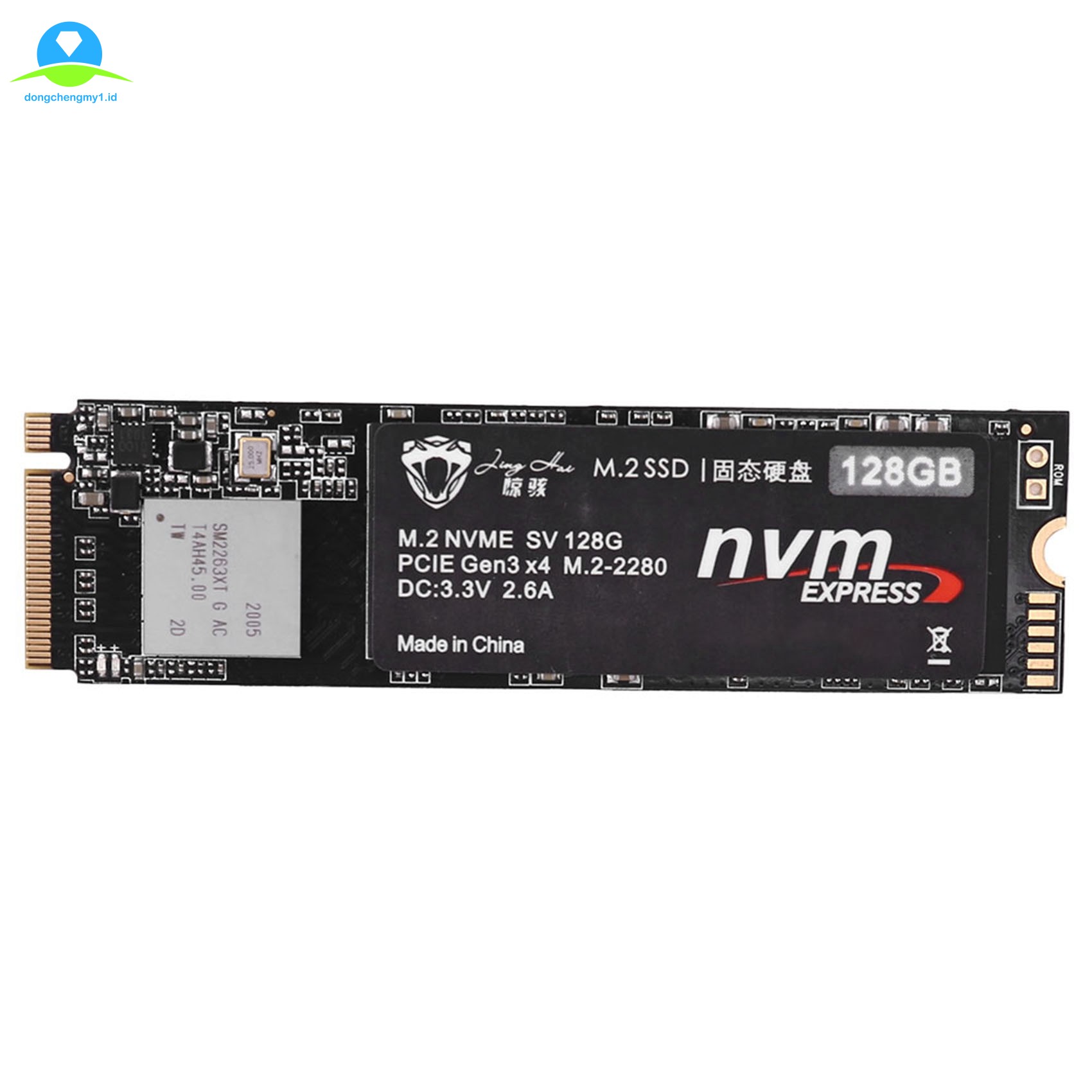 JingHai M.2 Interface 3DNAND Flash Memory Solid State Drive 128G N7VN