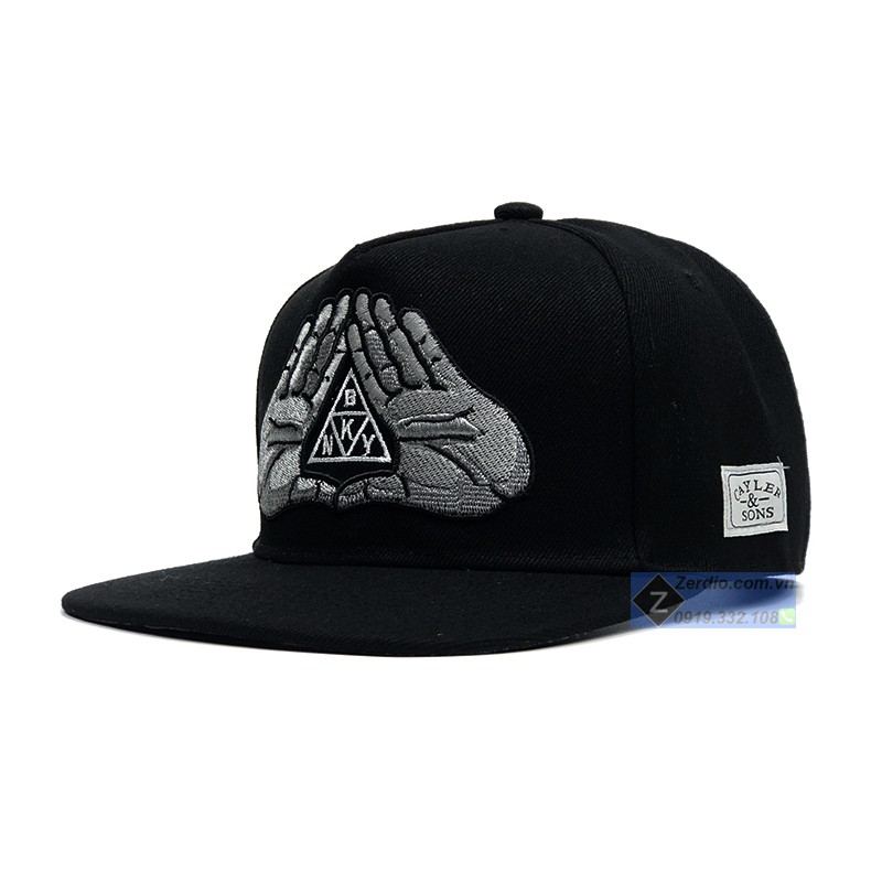 Nón Snapback hiphop BKNY mã SN61 màu đen cá tính cho cả nam và nữ