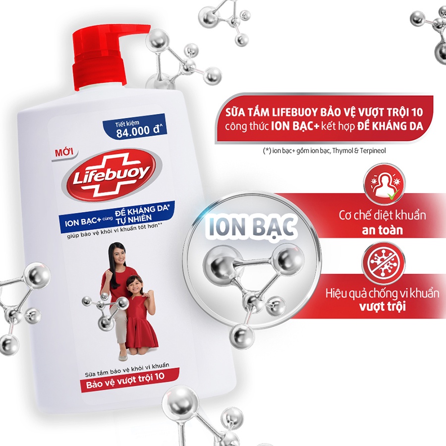SỮA TẮM LIFEBUOY 850g giá siêu shock