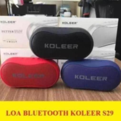 Loa Bluetooth mini cầm tay Không Dây KOLEER S29-Loa di động Âm thanh sống động Bass Trầm Chất Lượng Cao