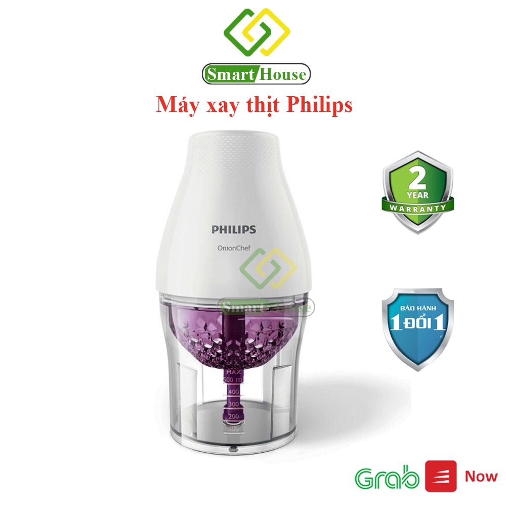 HR2505 - Máy xay thịt Philips HR2505 500 W - Cối xay nhựa - Hàng chính hãng - Smart House