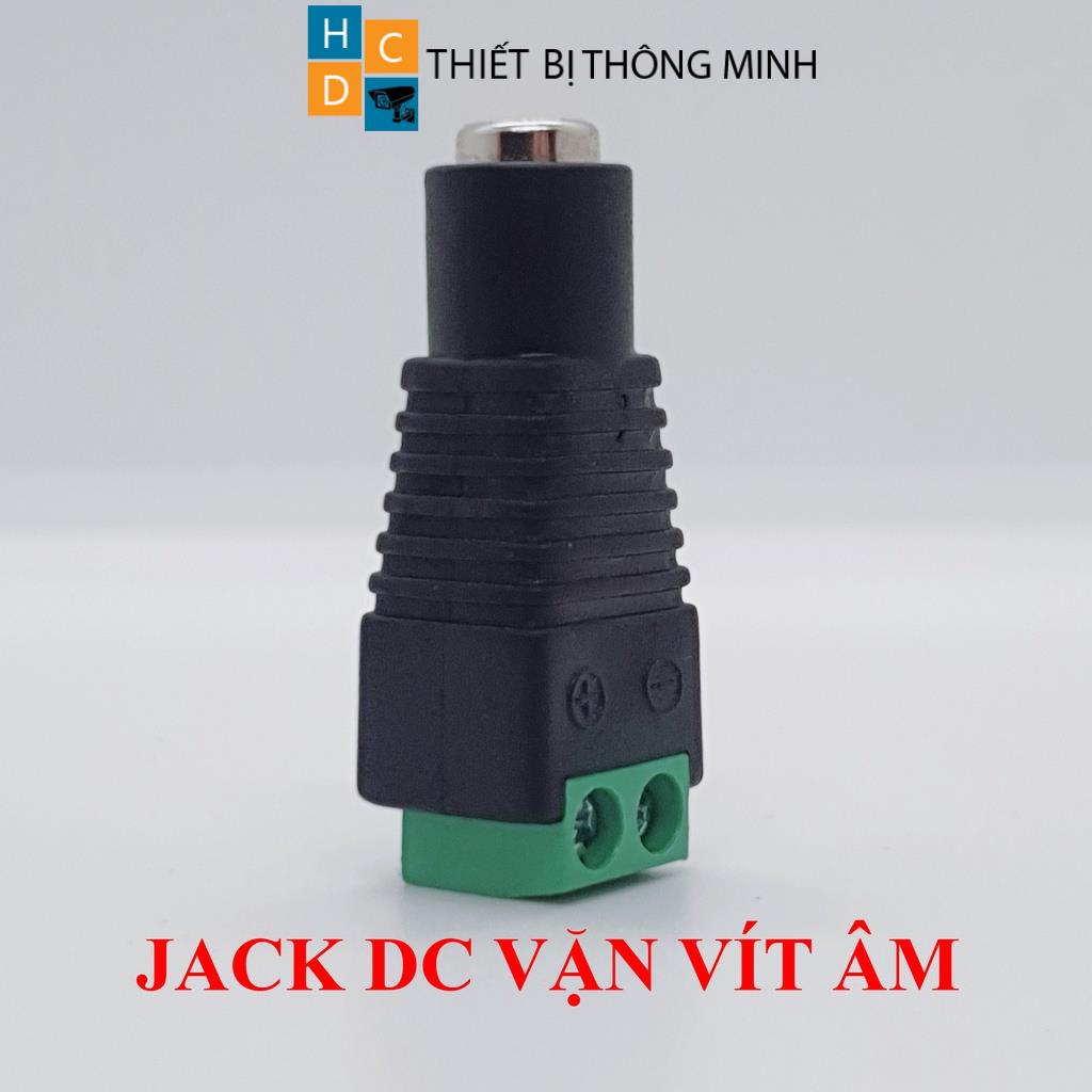 Jack nối nguồn DC, Jack DC đực cái, jack tín hiệu BNC lò xo, BNC F5 dùng cho camera và các thiết bị dưới 40 vôn