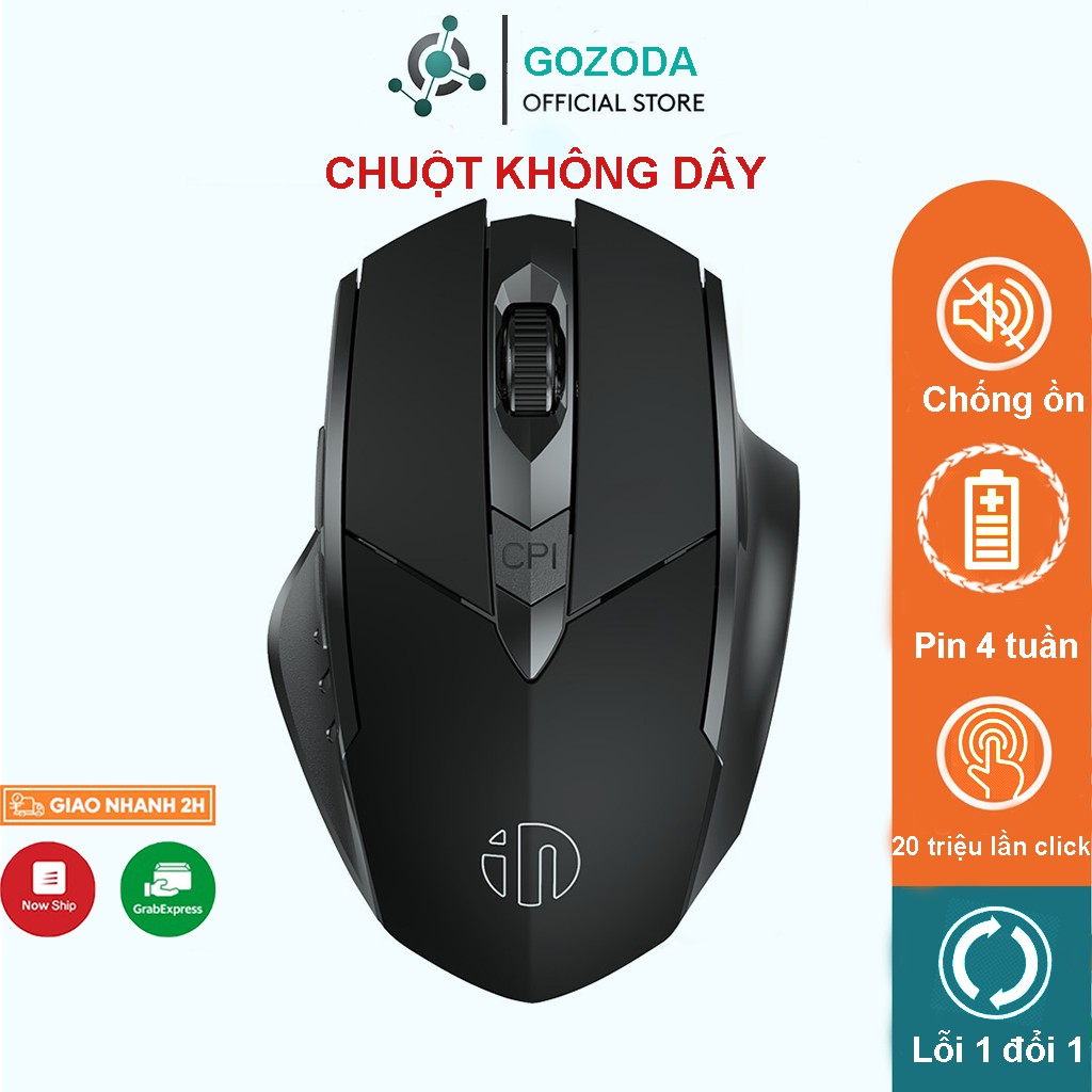 Chuột không dây PM6 không tiếng ồn