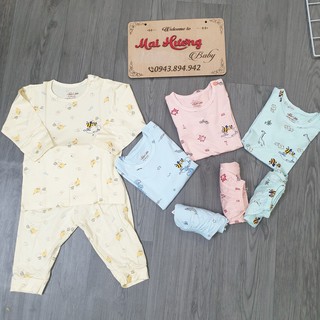 Bộ quần áo petit dài tay cài vai Nuby hàng Việt Nam