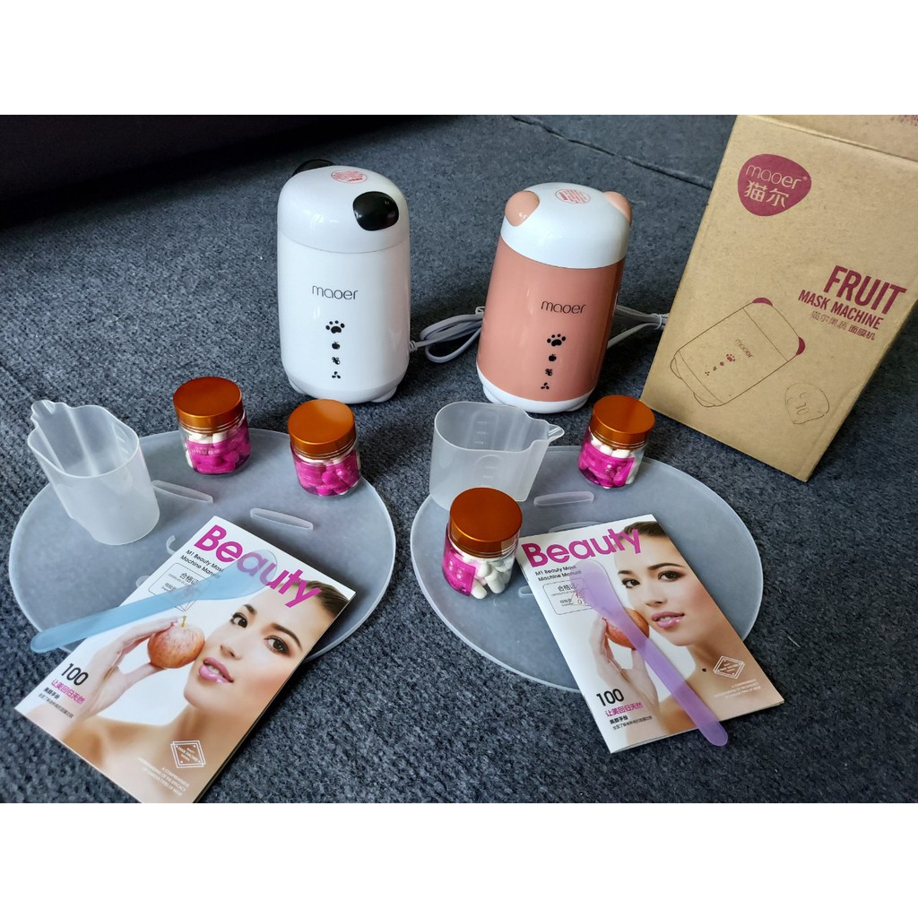 [BH 3 Tháng +Tặng 2 lọ Collagen] Máy Làm Mặt Nạ Dưỡng DaTrái Cây, Hoa Quả Kết Hợp Collagen Maoer Cao Cấp | BigBuy360 - bigbuy360.vn