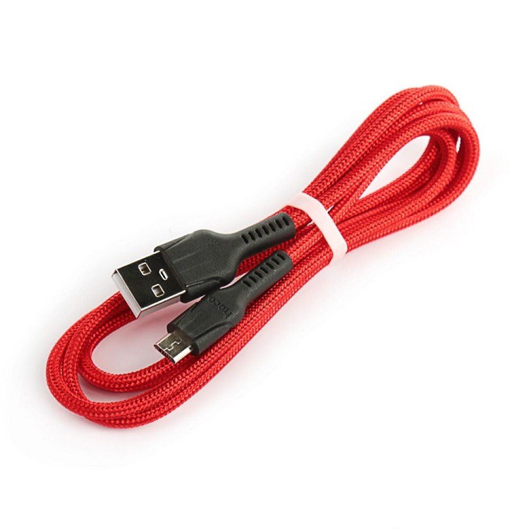 Cáp sạc nhanh ⚡FREESHIP50K⚡ Hoco U31 Micro 2.4A dài 1m2 - chính hãng
