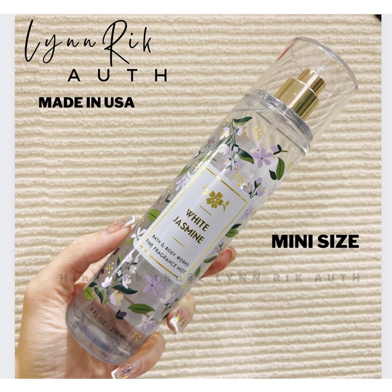 Auth_WHITE JASMINE - Xịt Thơm Body Mist Toàn Thân Bath & Body Works
