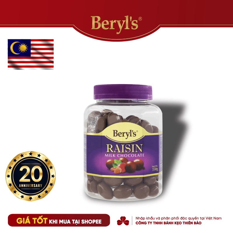 Chocolate Beryl's 350g Raisin Milk