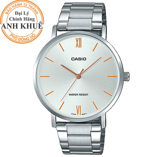 Đồng hồ nam dây kim loại Casio Anh Khuê MTP-VT01D-7BUDF