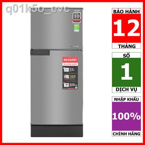 ▤✵SJ-X176E-SL | SJ-X176E-DSS | Tủ lạnh Sharp Inverter 165 lít