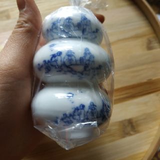 Cóng sứ dáng bầu ( cóng ăn chào mào)