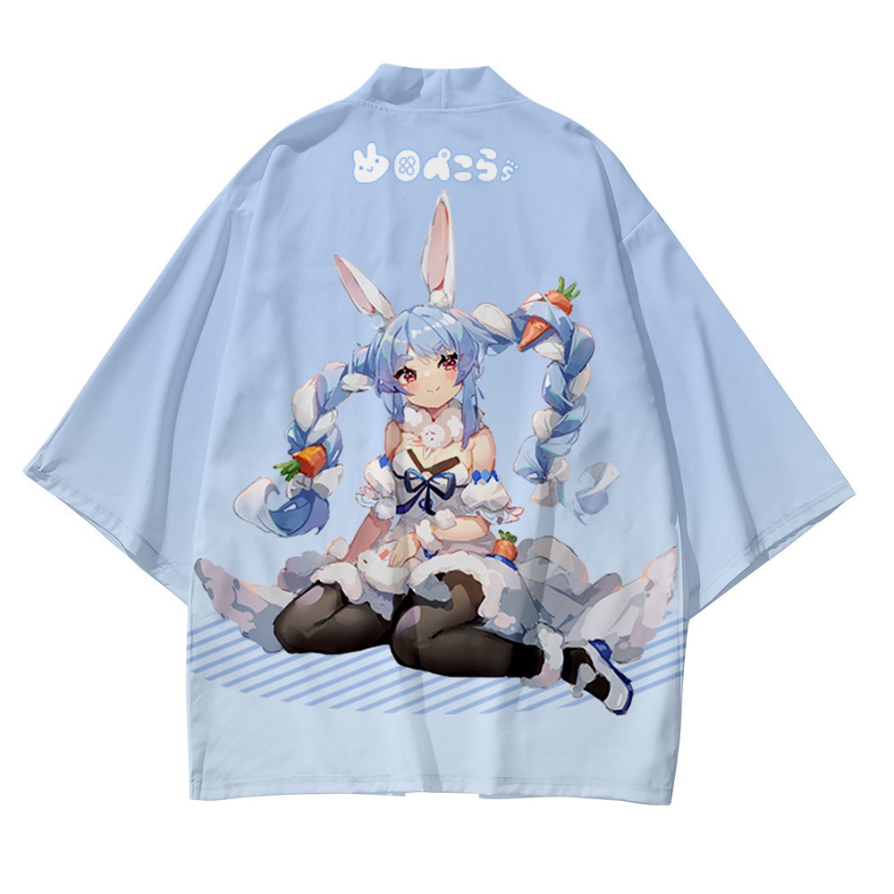 Mới Trang Phục Kimono In Họa Tiết Anime Thỏ Pekra