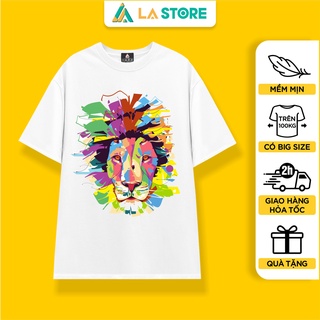Áo Thun Trắng Nam Nữ Lion | LẠ STORE