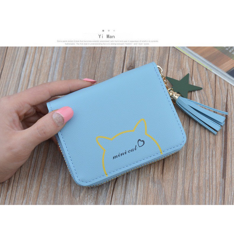 Ví ngắn Mini Cat cute VN29 thời trang | BigBuy360 - bigbuy360.vn