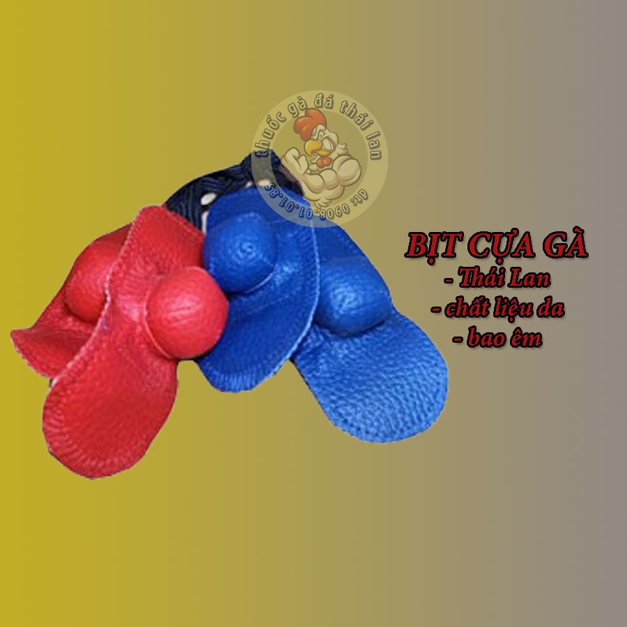 bịt cựa da thái lan - 2 cặp dành cho 2 con gà