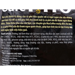 MACCOFFEE - Cà phê Phố cà phê sữa đá (túi 30 gói x 24g)