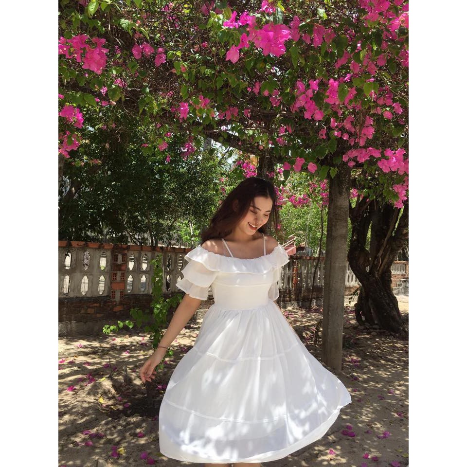 [Mã FAGREEN245 giảm 10% tối đa 30K đơn 99K] [CÓ FEEDBACK] Váy công chúa trễ vai ren ulzzang - V15 - jannahouse | BigBuy360 - bigbuy360.vn