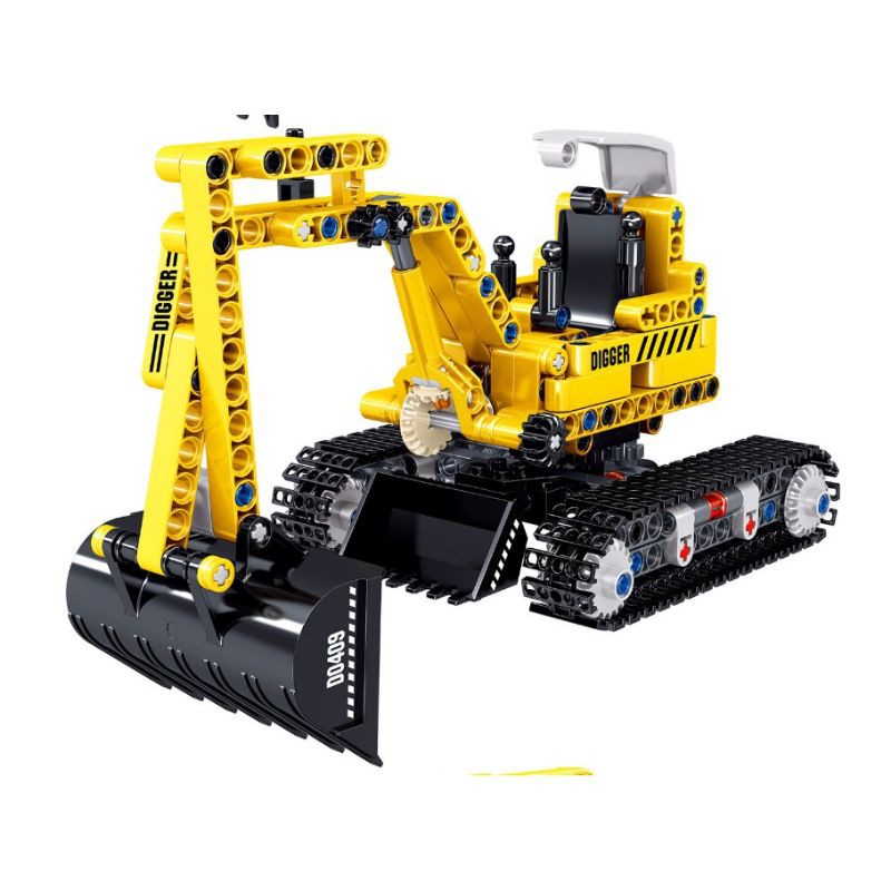 Bộ lắp ráp kiểu lego Technic xe máy xúc 0409 -Zhe Gao